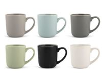 H&h Set van 6 bekers bergen verschillende kleuren cc 400