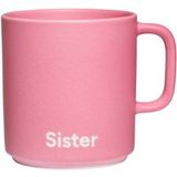 Design Letters Tasse Design Letters VIP avec poignée 25 cl Sister-rose