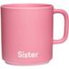 Design Letters Tasse Design Letters VIP avec poignée 25 cl Sister-rose
