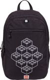 LEGO Bricks Extended Backpack, Zwart, Unisex, Polyester, 18L