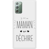 Samsung Rubberen siliconen hoesje compatibel met Galaxy Note 20 Moeder die ik maak