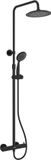 AURLANE MOLLY BLACK Thermostatic Shower Column Matte Black - 133x28x52 cm