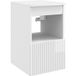 Prolenta Maison Exclusive Armoire de salle de bain exclusive, finition blanche brillante, dimensions : 30 x 44,5 x 50 cm