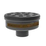 Portwest P906 A2 Gasfilter Universeel Schroefdraad, Zwart