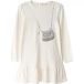Guess Robe à manches longues avec volant pour fille en Interlock
