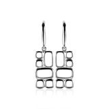 Zinzi Mart Visser by ZINZI zilveren oorhangers glad MVO3