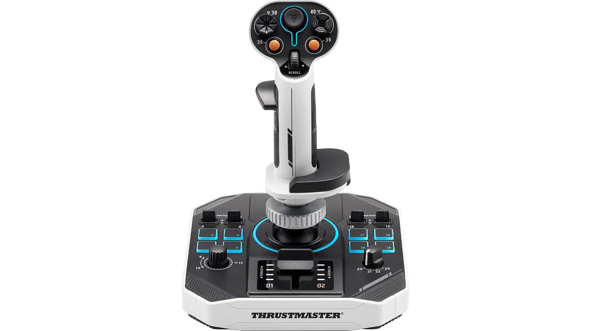 Thrustmaster Sol-R 1 Flightstick - PC - USB - Black, White