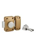 THIRARD Transit 2 Deurslot met knop en cilinder 70 mm - Stalen kist - Goud