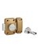 THIRARD Transit 2 Deurslot met knop en cilinder 70 mm - Stalen kist - Goud