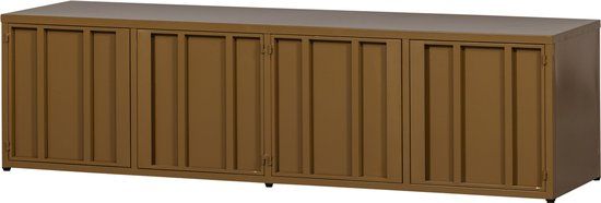 Drawer WOOOD Level TV-meubel - Metaal - Honinggeel - 44x160x44