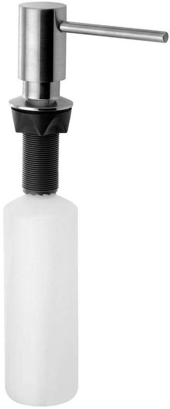 Sapho Accessoires - Inbouw zeepdispenser, rond, RVS SP010