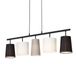Briloner Leuchten Hanglamp - Zwart - Hout - E14 - 2020
