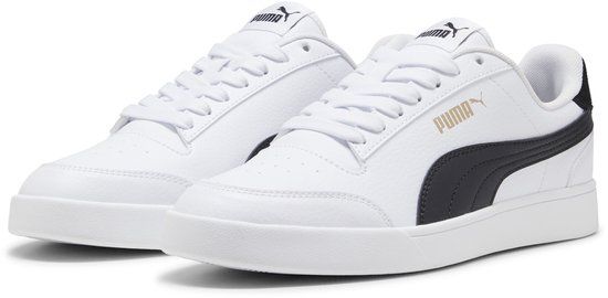 PUMA Puma Shuffle Unisex Sneakers - Puma White-Puma Black-Puma Team Gold