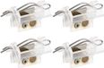 OEM Bol Blinds Cord Lock Set - 4 Stuks Mechanisme Onderdelen voor Raamdecoratie - Transparant 46x20x20mm