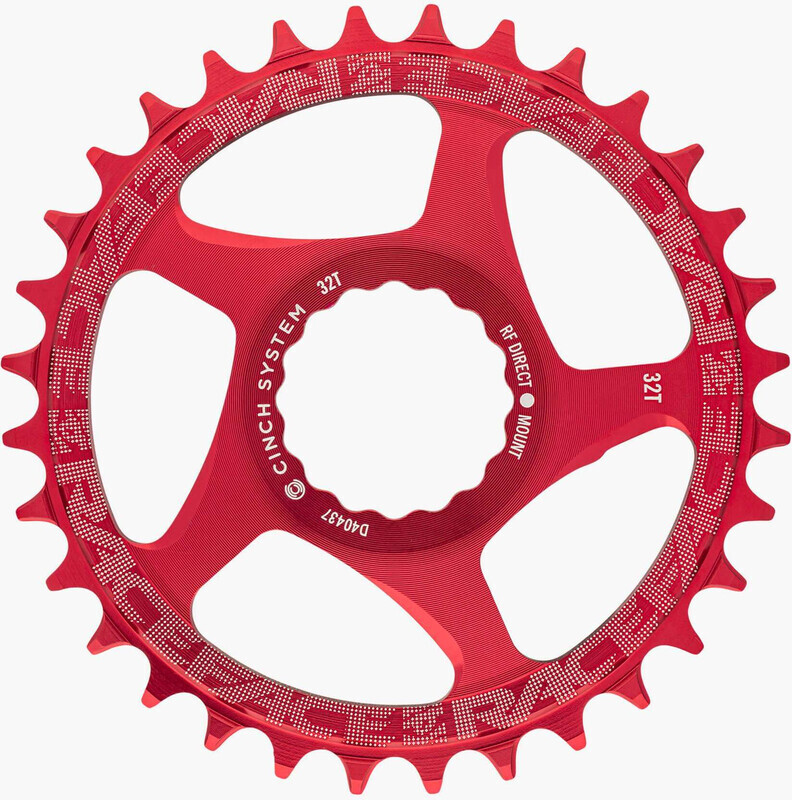 Race Face DM Cinch Kettingblad 10/11/12-speed, red