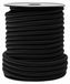 WERKA PRO Elastische spanner, zwart, Ø 10 mm, meerdere strengen | Nylon, robuust, duurzaam, gevlochten, doe-het-zelf en camping, meerstrengen, uv-gestabiliseerd, lengte 20 m