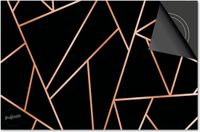 Dietrix Inductie Beschermer 60x60 - Hexagon - Moza?ek?ek Brons Koper