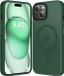 Selected by GSMpunt.nl Apple iPhone 15 Hoesje met MagSafe Back Cover Matte Donkergroen