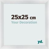 yd. Fotolijst 25x25 cm - MDF - Zilver Mat - Pisa
