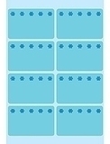 Herma Deep-freeze Labels 26x40mm Blue - 48 Labels