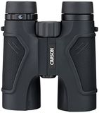 Carson 10x42 3D-serie ED Glazen HD-Verrekijker, Zwart (TD-042ED)
