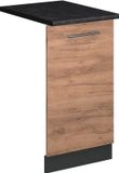 Vicco Fame-Line Vaatwasserfrontpaneel – 45 cm, WB Antraciet Krachtige eik goud