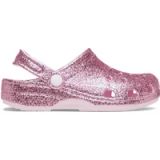 Crocs Classic Chunky Glitter Clog K klompen voor kinderen, uniseks, Roze melk, 32/33 EU