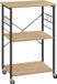 Leobert Kastje op Wielen - SONOMA, Industriële Stijl, Stalen Frame, Kleur: Eiken Sonoma en Zwart, Voor Keuken, Slaapkamer, Woonkamer of Kantoor, 89 x 60 x 40 cm, Max. 80 kg