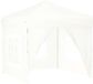 vidaXL Tente de réception pliable avec parois latérales 2x2 m blanc