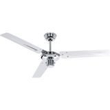 CasaFan TRISTAR-Z 120 CH Flügel Chrom Ventilateur de plafond 59 W (Ø x H) 122 cm x 270 mm chrome fonction hiver