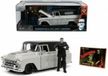 Jada Toys Chevy Suburban 1957 "with Frankenstein Figure" Grijs / Zwart 1-24