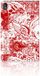 B2Ctelecom Étui pour tablette Lenovo Tab P11 | P11 Plus Angel Skull Rouge