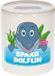Bellatio Decorations Shoppartners Bv Kinder spaarpot met spaar dolfijn opdruk - keramiek - dolfijnen spaarpotten