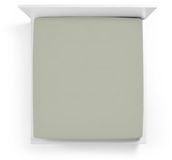 Bella Donna Jersey La Piccola Topperhoeslaken 200x210-220 cm grijsgroen