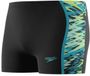 Speedo Hyperboom Splice Aquashort Heren - Zwart/Groen - S