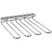 APS 93398 Glazen houder van verchroomd metaal voor 12 wijnglazen, 29,5 x 32 x 6 cm