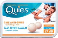 Quies Protection Auditive à la Cire Anti-Bruit 12 Paires