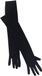 Rubies verkleed handschoenen voor dames - zwart - one size - lang model