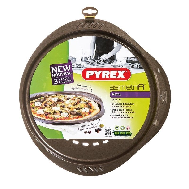 Pyrex AS32BZ0/6146 Ovenschaal - Rond - 320 mm - Bruin