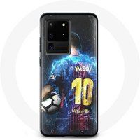 Maniacase Hoesje voor Samsung Galaxy S20 Ultra Lionel Messi FCB Barcelona Voetbalclub