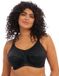 Elomi Energise Grote maten Sport bh – Zwart - 105D