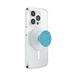 PopSockets Telefoongreep voor MagSafe met kickstand, magnetische standaard | Verwijderbaar, voor Kindle / Android / iPhone, met magneet, parel, mooi, bling, kristal, lichtblauw, baby