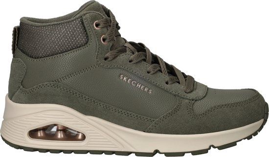 Skechers Uno - Stacre Shine Dames Sneakers - Groen