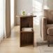 Maison Exclusive - Table d'appoint en bois recyclé, Ø 39,5 x 55 cm, fibre de bois