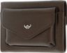 Golden Head Leren portemonnee Valencia RFID Protect Minischeintasche 1079 Bronze donkerbruin