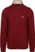 NZA Pull en coton rouge demi-zip 3XL