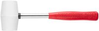Grupa Topex Rubberen Hamer - 40 mm - 225 g - Witte Rubberen Kop