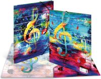HERMA Elastomappen A4 PP Music