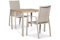 Lifestyle Garden Furniture Lifestyle Lifestyle Ultimate/Creta 90x90 cm dining tuinset 3-delig