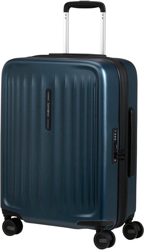 Samsonite Koffer - Fyrm spinner 55/20 handbagage - uitbreidbaar - Steel Blue